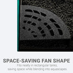Shrimp Cave 2-Pack – Space-Saving Fan-Shaped Aquarium Cave Decor - Image 5