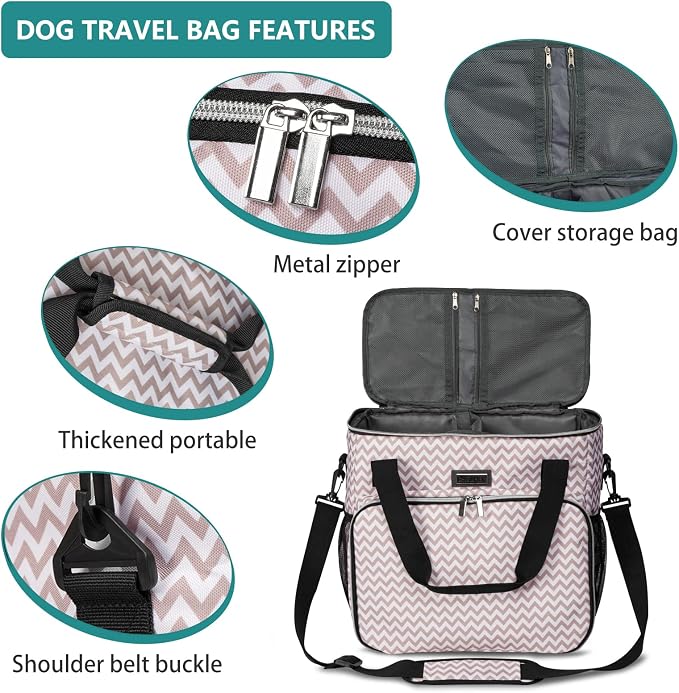 BAGLHER Dog Travel Bag, Pet Travel Bag, - Image 4