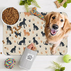 Cute Cat Paw Prints Dog Food Mat - Image 7