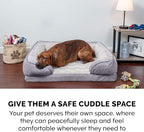 Furhaven Orthopedic Dog Bed for Medium/Small Dogs w/ Removable Bolsters & - Image 10