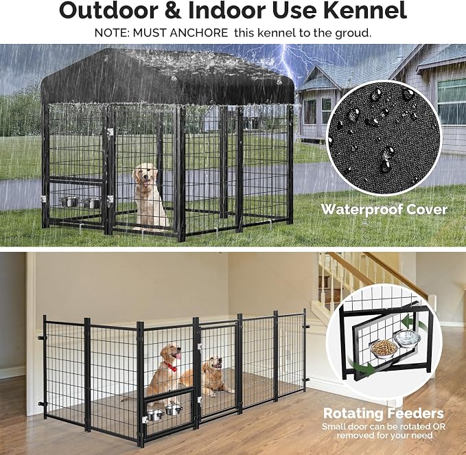 Sino Luban Outdoor Dog Kennel Outside Run - Image 4