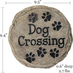 Spoontiques - Garden Décor - Dog Crossing Stepping Stone - Decorative Stone - Image 4
