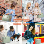 Fashion Dog Purse Pet Carrier Leather Bag - Image 5