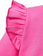 Toddler Baby Girls Cotton Sweater, Long Sleeve Crewneck Sweatshirt Pullover - Image 4