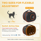 Airline Approved Cat Carrier 17" x 12.5" x 9", Fully Removable - Image 3