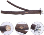 Deloky 8 PCS Natural Wood Bird Perch Stand-Wooden Parrot Perch Stand-Perch - Image 4