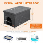 Cat Litter Box Enclosure Furniture - Image 2