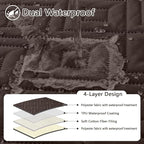 hyha Waterproof Dog Blanket, Soft Dog Bed Cover Pet Blankets, Waterproof Sofa - Image 2