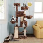 MUTICOR 66 Inches Multi-Level Large Cat Tree Tower - Image 2