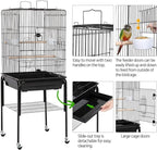 Yaheetech Open Top Rolling Parrot Bird Cage - Image 6