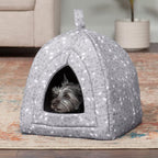Furhaven Cat Bed Cave for Indoor Cats & Small Dogs, Washable & Foldable w/ - Image 3