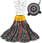 Uniclife Aquarium Volcano Ornament Kit Realistic Resin Volcanic Decoration by UnicLife