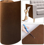 Cat Scratch Furniture Protector, 78.7"x15.8" Cat Scratching Mat, Trimmable by Vefhby