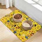 Dog Food Mat for Bowls, Absorbent Quick Dry Dog Cat Mats for Food and Water - Image 9