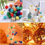 Sumind 80 Pieces Parrot Toy Wooden Blocks Bird Chewing Toys Mini Wood Chips - Image 6