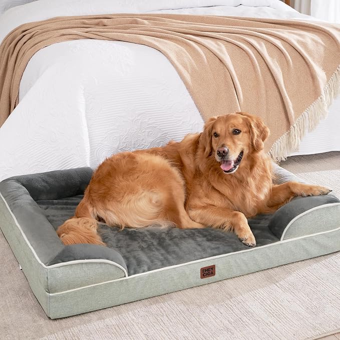 EHEYCIGA Orthopedic Dog Beds for Extra Large Dogs, Waterproof Memory Foam XL - Image 9