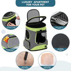 Petsfit Pet Backpack Carrier Easy-Fit Dog Travel Backpack Carrier - Image 4