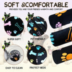 Rezutan Dog Blankets for 3 Pack Large Medium Pet Cat, Soft Fuzzy Washable - Image 7