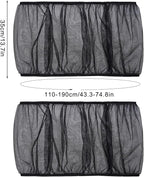 Fengek 2 Pcs Adjustable Bird Cage Cover & Seed Catcher Net - Image 2
