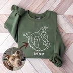 NAZENTI Personalized Dog Mom Sweatshirt, Custom Design Your Own Shirt From Photo - Image 2