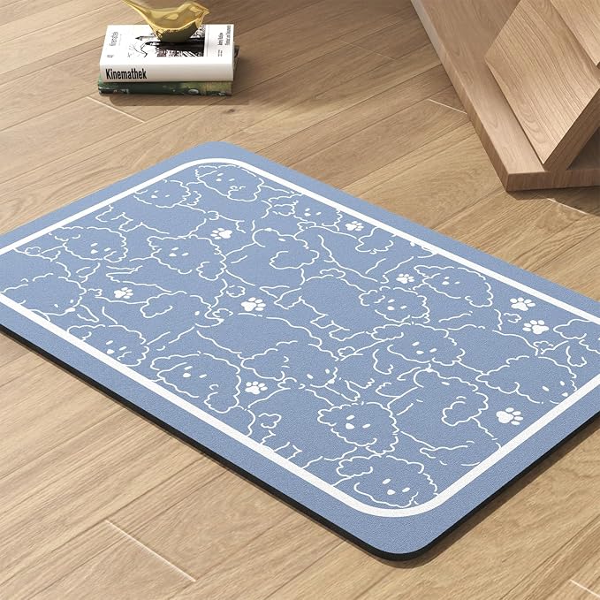 Pet Feeding Mat-Absorbent Dog Mat by PADOOR