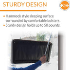 K&H Pet Products EZ Mount Bolster Cat Window Perch - Image 3