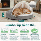 Furhaven 44" Round Orthopedic Dog Bed - Image 3