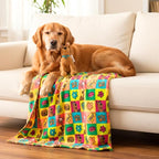 Scooby-Doo Pet Throw & Pet Toy Pillow Set - 40in x 50in Super Soft Cozy Throw by Franco