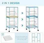 PawHut Large Bird Cage with 1.7 ft. Width - Image 3