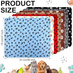 Tegeme 12 Pieces Fleece Blankets - Image 2