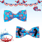 Lionheart glory American Flag Dog Collar, 4 of July Dog Bow Collar Heavy Duty - Image 4