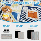 Waterproof Dog Blanket, Bohemian Dog Bed Cover Pet Blanket, Reversible Sofa - Image 6