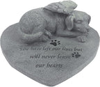 Angel Dog Pet Memorial Stone, Outdoor Decor, Pet Loss Headstone, Memorial - Image 2