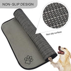 Sinland Microfiber Extra-Large Pet Food Mat Dog Feeding Mat Pet Bowl Mat - Image 3