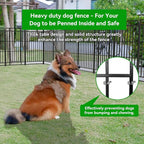 Heavy Duty Dog Playpen: 24 Steel Panels 47" Height, Square Steel Pipe - Image 6