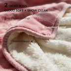 gogobunny Waterproof Bed Blanket, Reversible Sherpa Fleece Throw Blanket - Image 3