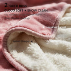 gogobunny Waterproof Bed Blanket, Reversible Sherpa Fleece Throw Blanket - Image 2