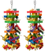 RUBY.Q 2 Pack Large Parrot Toy, 20in Bird Parrot Toy, African Grey and a by RUBY.Q