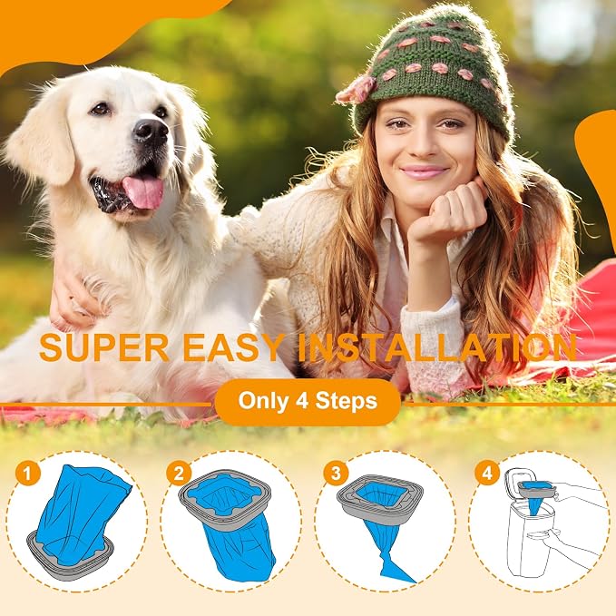2 IN 1 Genie Refill Bags for Dog Cat 4 Pack - Image 6