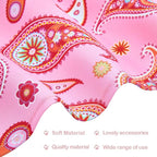 30 Pcs Paisley Bandanas for Dog Polyester Print One Side Bandana Bulk for Small - Image 2