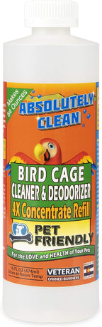 Absolutely Clean Amazing Bird Cage Cleaner and Deodorizer by AbsolutelyClean