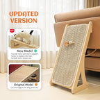 PETKARAY Cat Scratcher, Sisal Scratching Ramp, L Shape Scratch Pad - Image 2