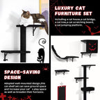 COZIWOW Wall-Mounted Cat Tree | Space-Saving Feline Furniture - Image 5