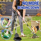 Dog Pooper Scooper, Tray Rake and Spade 3 Pack Poop Scoop Adjustable Long - Image 2