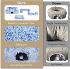 Extra Large Cat Tunnel Bed, 4 Ways Tunnels - Image 7