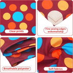 30 Pcs Polka Dot Dog Bandanas for Small Dogs Stitch Dog Bandana Bulk Reversible - Image 3