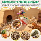 Shappy 2 Pack Rat Enrichment Toys Hanging Foraging Feeder, Interactive Treat - Image 4