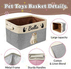 Personalized Dog Cat Toy Storage Basket - Image 4