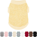 Cozy and Functional Dog Shirts for Small Puppies: Stretchable Ginger Attire by Paiaite