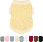 Cozy and Functional Dog Shirts for Small Puppies: Stretchable Ginger Attire by Paiaite